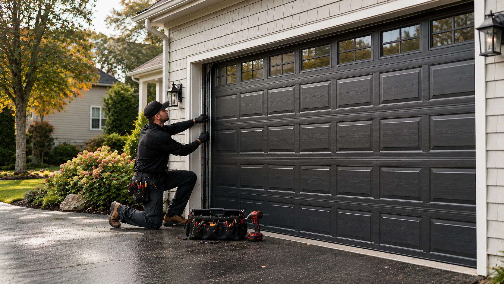 Garage doors we install