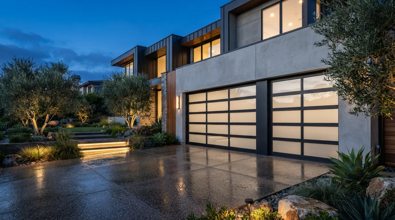Residential garage doors