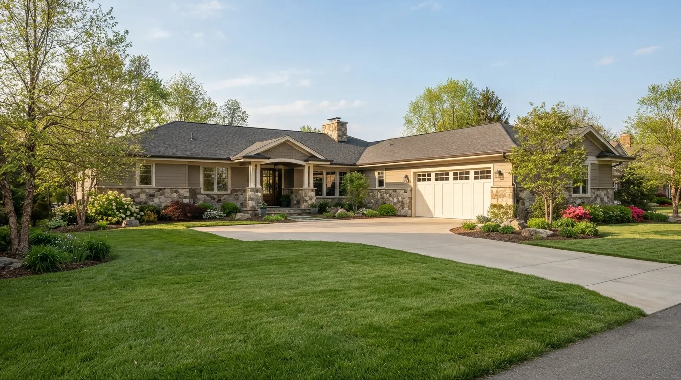 Residential garage doors