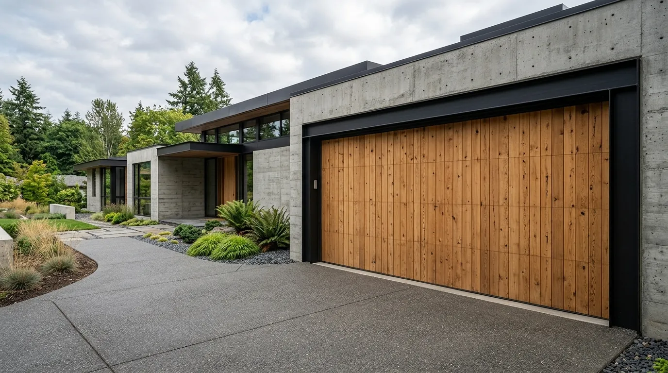 Residential garage doors