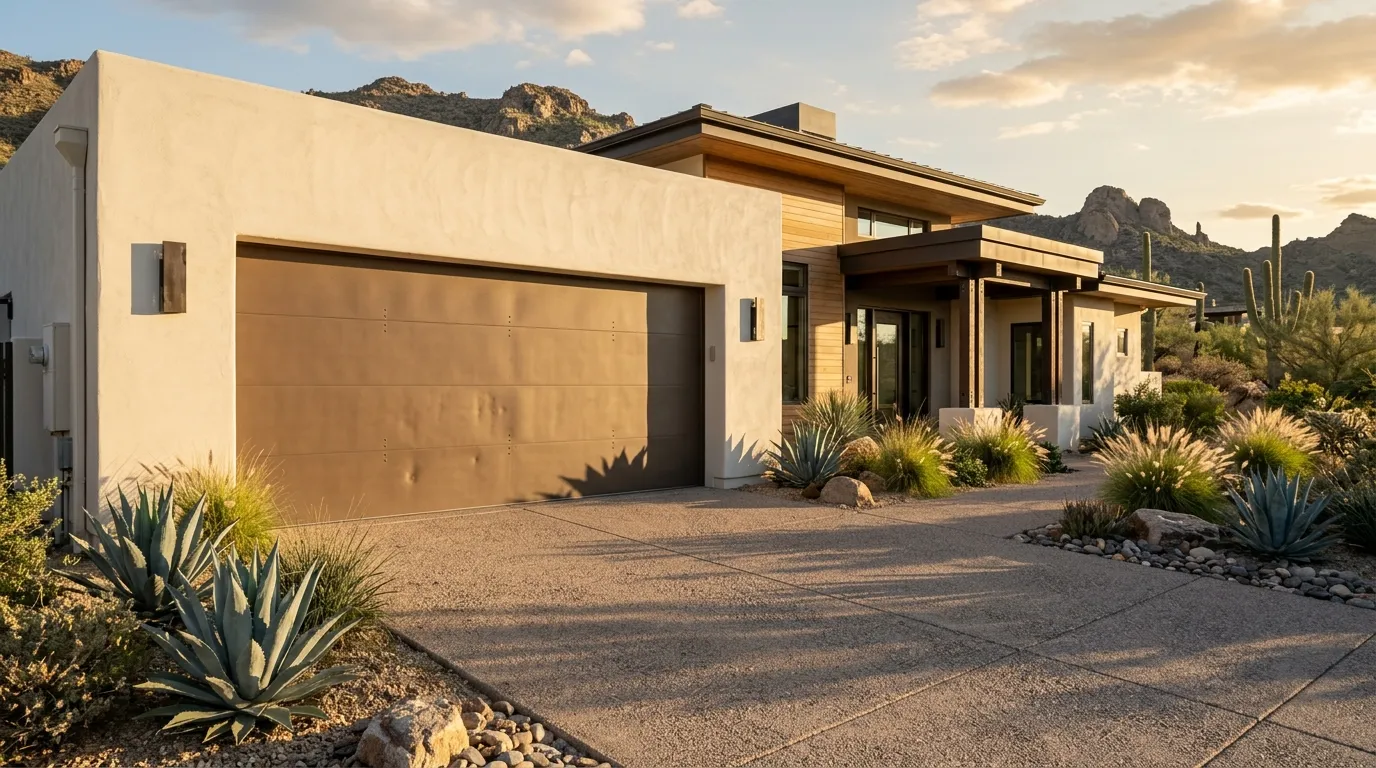Residential garage doors