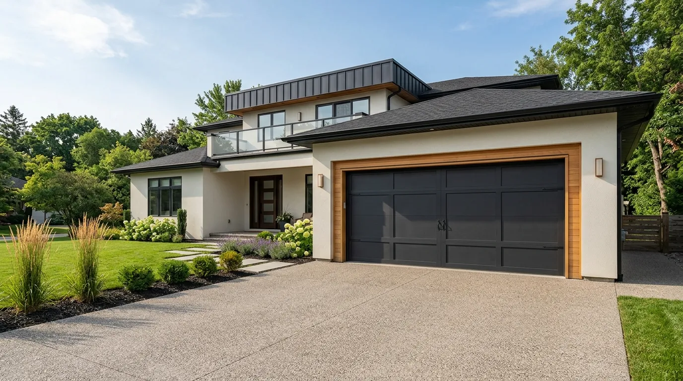 Residential garage doors