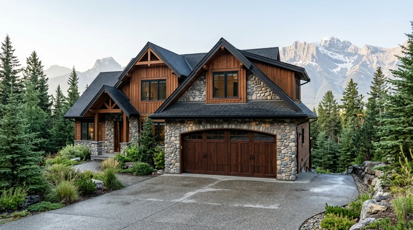 Residential garage doors
