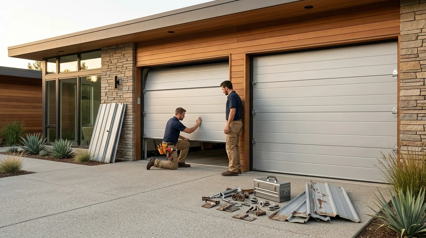 Commercial garage doors