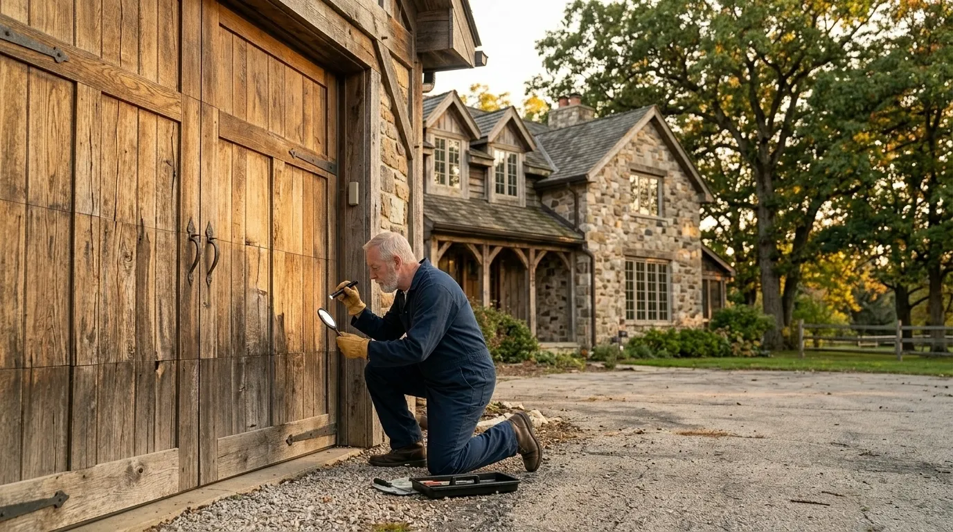 Full-view glass garage door