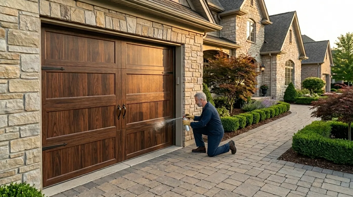 Full-view glass garage door