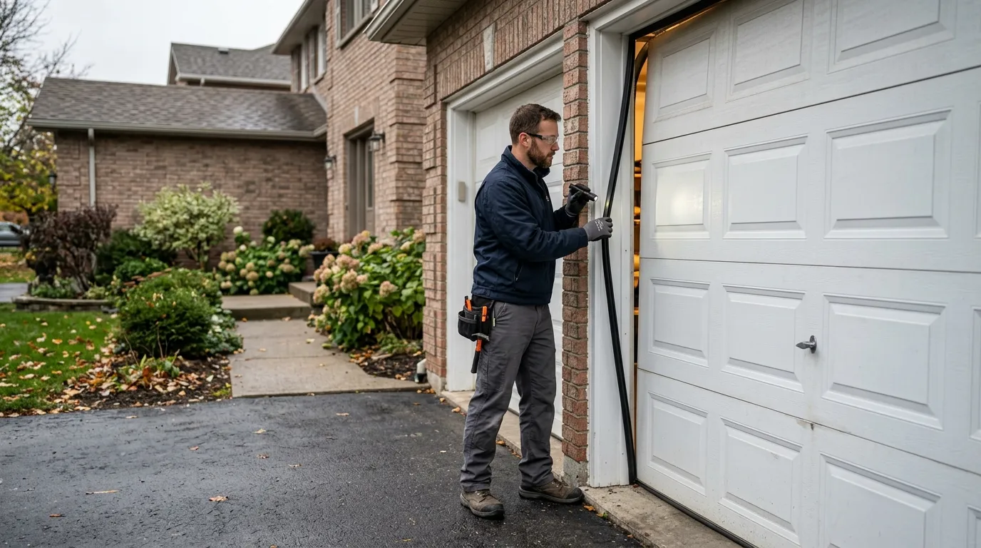 Full-view glass garage door