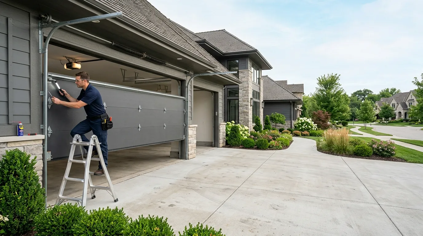 Full-view glass garage door