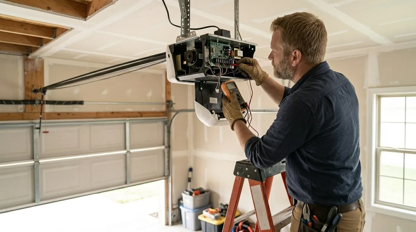 Commercial roll-up garage door