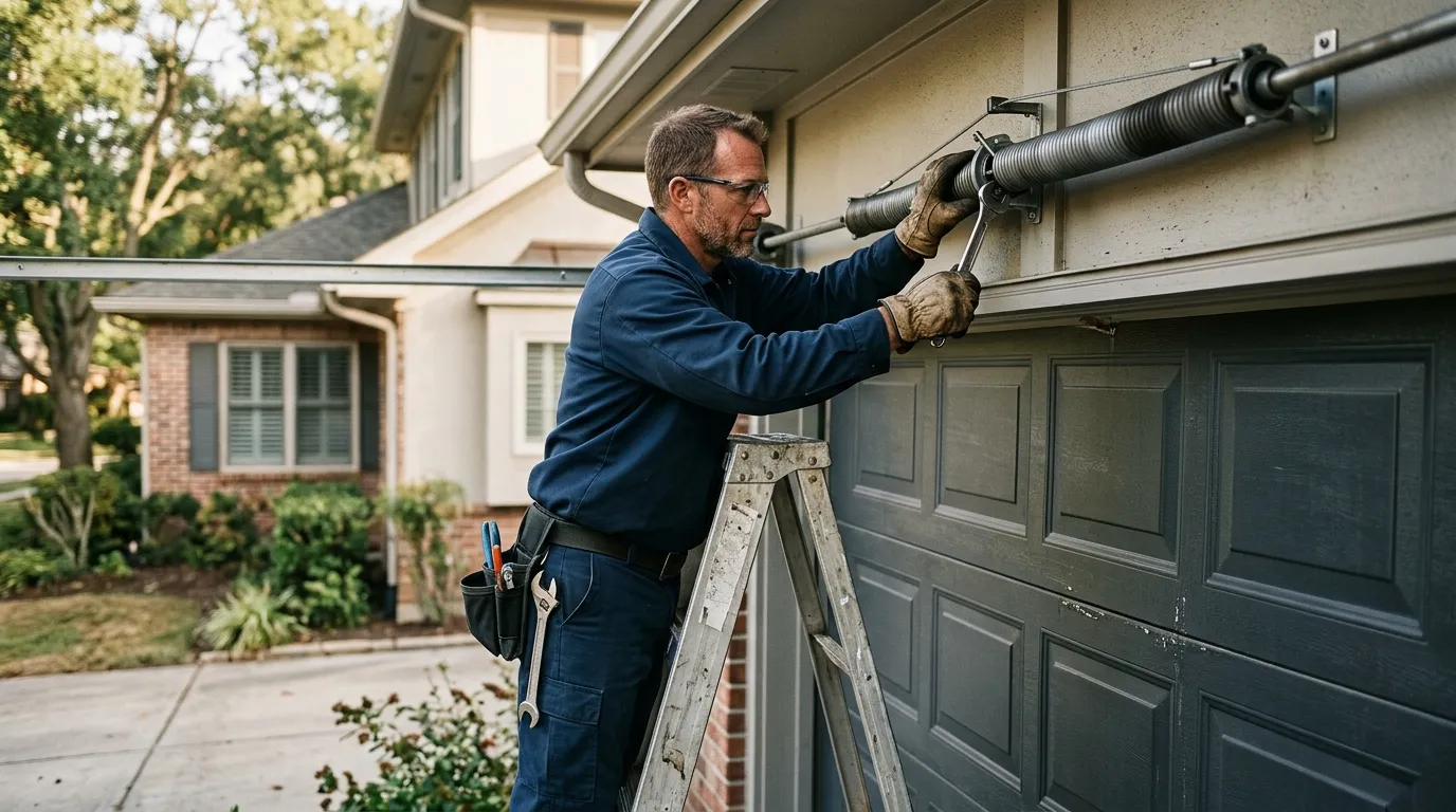 Carriage style garage door
