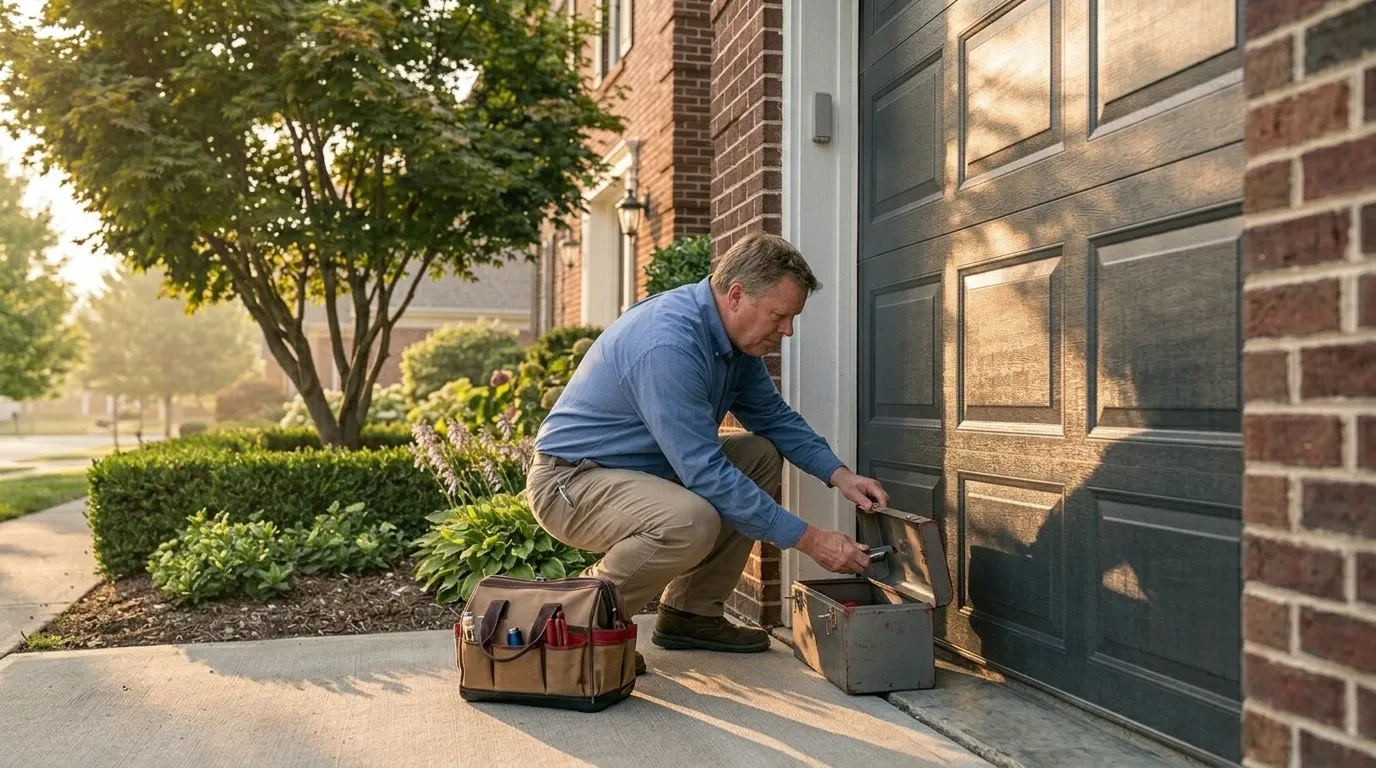 Carriage style garage door