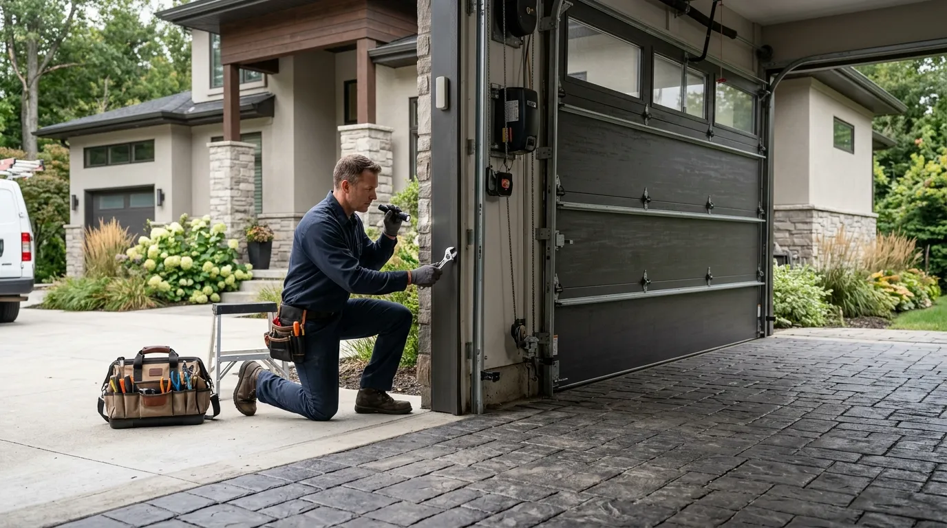 Carriage style garage door