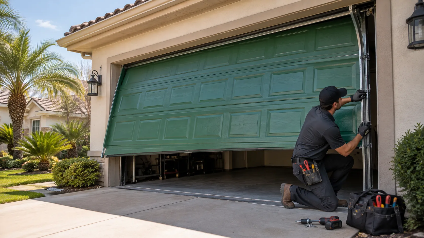 Residential garage doors
